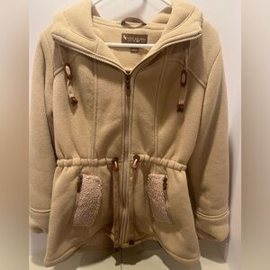 Kookaburra by UGG Women's Hooded Sherpa & Fleece Jacket for cold-weather comfort